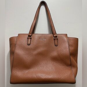 Kate Spade Jackson Mid Size Leather Satchel Shoulder Purse Classic Purse